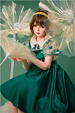 Bezlya DOLL  138cm Aカップ #U琉璃ヘッド  シリコン製ヘッド+tpeボディ 眉毛と睫毛植毛加工あり 等身大リアルラブドール