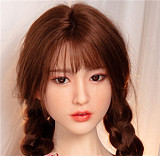 OLDOLL 148cm バスト大  #アニメヘッド フルシリコン 等身大ラブドール 眉毛と睫毛植毛加工あり