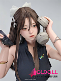 FUDOLL ヘッド#8 148cm Dカップ シリコンヘッド＋TPEボディ 眉毛と睫毛植毛加工あり 等身大リアルラブドール