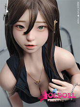 FUDOLL ヘッド#8 148cm Dカップ シリコンヘッド＋TPEボディ 眉毛と睫毛植毛加工あり 等身大リアルラブドール
