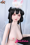 MOZU DOLL 120cm EカップTPE製ボディ  シリコンヘッド 瑶儿(yaoer)ちゃん  等身大ラブドール 宣伝画像と同じ制服も付属