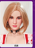 JYDOLL フルシリコン製ラブドール ヘッド安妮(anni) 157cm Eカップ  睫毛と眉毛植毛あり