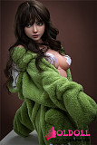 FUDOLL ヘッド#19 148cm Dカップ シリコンヘッド＋TPEボディ 眉毛と睫毛植毛加工あり 等身大リアルラブドール