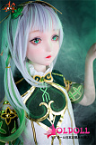 MOZU DOLL 120cm Eカップ シリコンヘッド+TPE製ボディー  净华(jinghua)ちゃん  等身大ラブドール 宣伝画像と同じ制服も付属