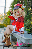 【宣伝画像同じ衣装セット追加可能】JYDOLL アニメヘッド伊童（yitong) 123cm Cカップ  シリコン製ヘッド＋TPEボディ アニメタイプラブドール