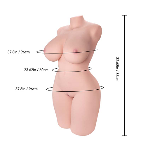 Tantaly(トルソー)  人気 Monroe 小麦色肌色 トルソー tpe製 等身大 リアルドール