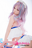 FUDOLL  148cm Dカップ #J018 蓝星ヘッド  フルシリコン製 眉毛と睫毛植毛加工あり 等身大リアルラブドール