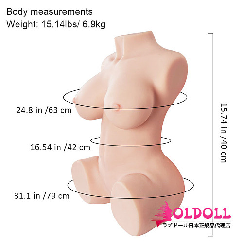 Tantaly(トルソー)  Scarlett ナチュラル肌色 トルソー tpe製 等身大 リアルドール