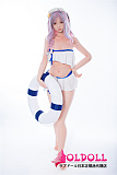 FUDOLL  148cm Dカップ #J018 蓝星ヘッド  フルシリコン製 眉毛と睫毛植毛加工あり 等身大リアルラブドール