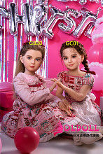 AXBDOLL 掲載画像シリコンヘッドGC01，シリコンヘッドGB20+100CM AAカップ（バスト平ら） tpeボディ ロリ系ミニドール 等身大ラブドール