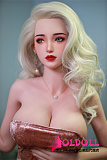 JYDOLL フルシリコン製ラブドール 161cm Fカップ  ヘッド星河 スターメイク 睫毛と眉毛植毛あり