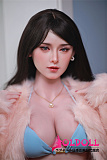 JYDOLL フルシリコン製ラブドール 161cm Fカップ  ヘッド淑雅 スターメイク 睫毛と眉毛植毛あり