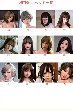 Art-doll ヘッド単体  headのみ フルシリコン製 M16ジョイント/artdollオリジナルジョイント選択可能