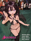 guavadoll（グアバ）番石榴 132cm AAカップ DM02ヘッド  ビニール（PVC）ヘッド+TPEボディ 1：1 等身大ラブドール ジョイントM16 他社と交換可能 138-150ＣＭのボディに適用 ナチュラル肌色