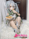 guavadoll（グアバ）番石榴 132cm AAカップ GC03ヘッド  ビニール（PVC）ヘッド+TPEボディ 1：1 等身大ラブドール ジョイントM16 他社と交換可能 138-150ＣＭのボディに適用 ナチュラル肌色