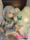guavadoll（グアバ）番石榴 132cm AAカップ GC03ヘッド  ビニール（PVC）ヘッド+TPEボディ 1：1 等身大ラブドール ジョイントM16 他社と交換可能 138-150ＣＭのボディに適用 ナチュラル肌色