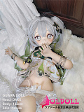 guavadoll（グアバ）番石榴 132cm AAカップ GC03ヘッド  ビニール（PVC）ヘッド+TPEボディ 1：1 等身大ラブドール ジョイントM16 他社と交換可能 138-150ＣＭのボディに適用 ナチュラル肌色