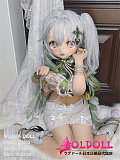 guavadoll（グアバ）番石榴 132cm AAカップ GC03ヘッド  ビニール（PVC）ヘッド+TPEボディ 1：1 等身大ラブドール ジョイントM16 他社と交換可能 138-150ＣＭのボディに適用 ナチュラル肌色