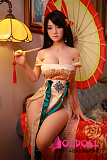 JYDOLL 161cm Eカップ #晶晶（jingjing）ちゃん シリコン製ヘッド＋TPE製ボディ ラブドール　髪の毛、睫毛と眉毛植毛あり