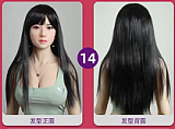 JYDOLL 161cm Eカップ #晶晶（jingjing）ちゃん シリコン製ヘッド＋TPE製ボディ ラブドール　髪の毛、睫毛と眉毛植毛あり