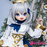 MOZU DOLL 85cm 派蒙(パイモン)ちゃん ソフトビニール製頭部 TPE製ボディ 原神コスプレ ラブドール 宣伝画像と同じ制服も付属