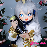 MOZU DOLL 85cm 派蒙(パイモン)ちゃん ソフトビニール製頭部 TPE製ボディ 原神コスプレ ラブドール 宣伝画像と同じ制服も付属