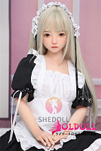 SHEDOLL 140cm Aカップ  洛小夕(luoxiaoxi)ヘッド  シリコンヘッド tpe製ボディ 等身大リアルラブドール