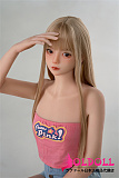 AXBDOLL 148cm バスト平ら  #A161ヘッド 掲載画像がリアルメイク塗装加工あり ロリ系TPEラブドール
