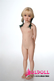 AXBDOLL 110cm バスト平ら  #TB47ヘッド 掲載画像がリアルメイク塗装加工あり ロリ系TPEラブドール