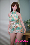 JYDOLL フルシリコン製ラブドール ヘッド水蜜桃(shui mitao) 170cm Dカップ スターメイク 睫毛と眉毛植毛あり