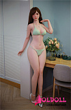 JYDOLL フルシリコン製ラブドール ヘッド水蜜桃(shui mitao) 170cm Dカップ スターメイク 睫毛と眉毛植毛あり