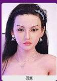 JYDOLL フルシリコン製ラブドール ヘッド水蜜桃(shui mitao) 170cm Dカップ スターメイク 睫毛と眉毛植毛あり