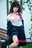 Irontechdoll 148cm Dカップ  绫奈(Lingnai)ヘッド シリコン製リアルラブドール 塗装加工あり 眉毛と睫毛植毛加工あり  リアルドール 等身大 ダッチワイフ
