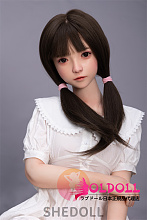 SHEDOLL 140cm Aカップ  洛伊(luoyi)ヘッド  シリコンヘッド tpe製ボディ 等身大リアルラブドール