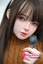 Irontechdoll 148cm Dカップ  夏莹 (Xiaying)ヘッド シリコン製リアルラブドール 塗装加工あり 眉毛と睫毛植毛加工あり  リアルドール 等身大 ダッチワイフ