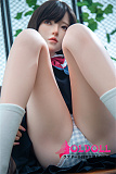 Irontechdoll 148cm Dカップ  绫奈(Lingnai)ヘッド シリコン製リアルラブドール 塗装加工あり 眉毛と睫毛植毛加工あり  リアルドール 等身大 ダッチワイフ