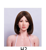Irontechdoll 148cm Dカップ  绫奈(Lingnai)ヘッド シリコン製リアルラブドール 塗装加工あり 眉毛と睫毛植毛加工あり  リアルドール 等身大 ダッチワイフ