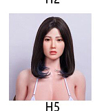 Irontechdoll 148cm Dカップ  绫奈(Lingnai)ヘッド シリコン製リアルラブドール 塗装加工あり 眉毛と睫毛植毛加工あり  リアルドール 等身大 ダッチワイフ