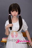 SHEDOLL 140cm Aカップ  洛伊(luoyi)ヘッド  シリコンヘッド tpe製ボディ 等身大リアルラブドール