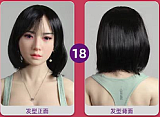 JYDOLL フルシリコン製ラブドール ヘッド玉珍(yuzhen) 168cm Eカップ スターメイク 睫毛と眉毛植毛あり