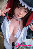 Irontechdoll 148cm Dカップ  G3 奥娜(aona)ヘッド シリコン製リアルラブドール 塗装加工あり 眉毛と睫毛植毛加工あり  リアルドール 等身大 ダッチワイフ