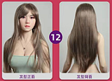 JYDOLL フルシリコン製ラブドール ヘッド玉珍(yuzhen) 168cm Eカップ スターメイク 睫毛と眉毛植毛あり