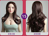 JYDOLL フルシリコン製ラブドール ヘッド玉珍(yuzhen) 168cm Eカップ スターメイク 睫毛と眉毛植毛あり
