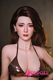 JYDOLL フルシリコン製ラブドール ヘッド玉珍(yuzhen) 168cm Eカップ スターメイク 睫毛と眉毛植毛あり