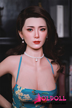 JYDOLL フルシリコン製ラブドール ヘッド玉珍(yuzhen) 168cm Eカップ スターメイク 睫毛と眉毛植毛あり