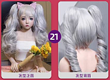 JYDOLL フルシリコン製ラブドール ヘッド淑雅(shuya) 168cm Eカップ スターメイク 睫毛と眉毛植毛あり