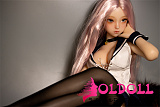 【宣伝画像と同じ衣装を付属します】JYDOLL シリコン製ラブドール #荔枝ヘッド 62cm 1.8kg ミニドール