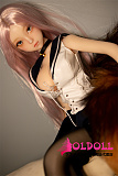 【宣伝画像と同じ衣装を付属します】JYDOLL シリコン製ラブドール #荔枝ヘッド 62cm 1.8kg ミニドール