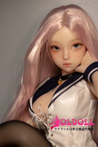【宣伝画像と同じ衣装を付属します】JYDOLL シリコン製ラブドール #荔枝ヘッド 62cm 1.8kg ミニドール