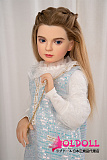 AXBDOLL 掲載画像シリコンヘッドGC01+100CM AAカップ（バスト平ら） tpeボディ ロリ系ミニドール 等身大ラブドール